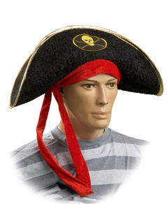Sombrero Corsario Tela Adulto