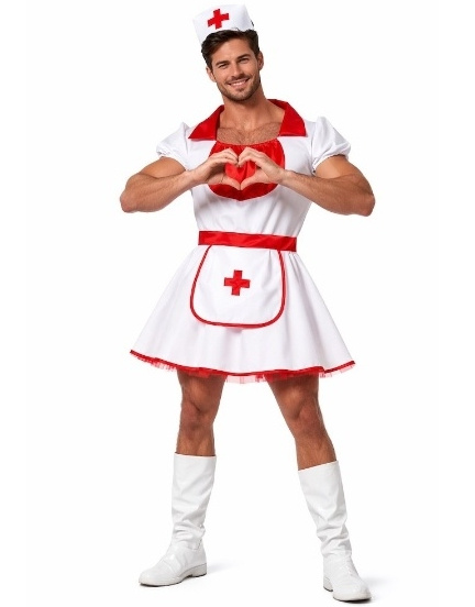 Disfraz Enfermera Hombre adulto