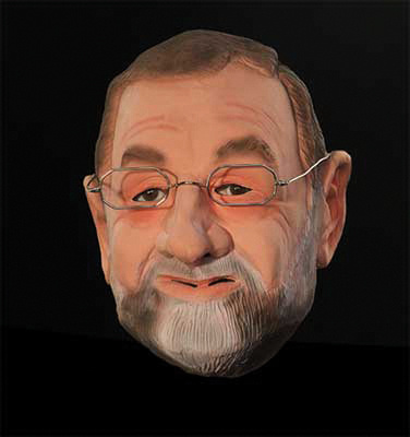 Careta Politico con gafas
