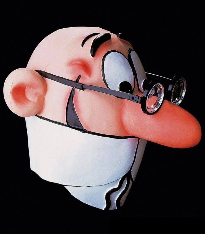 Máscara Mortadelo látex