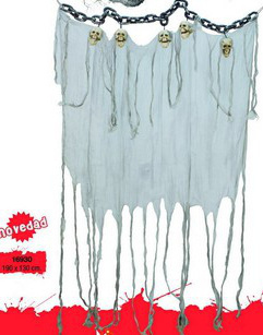 Cortina Cadenas Esqueleto