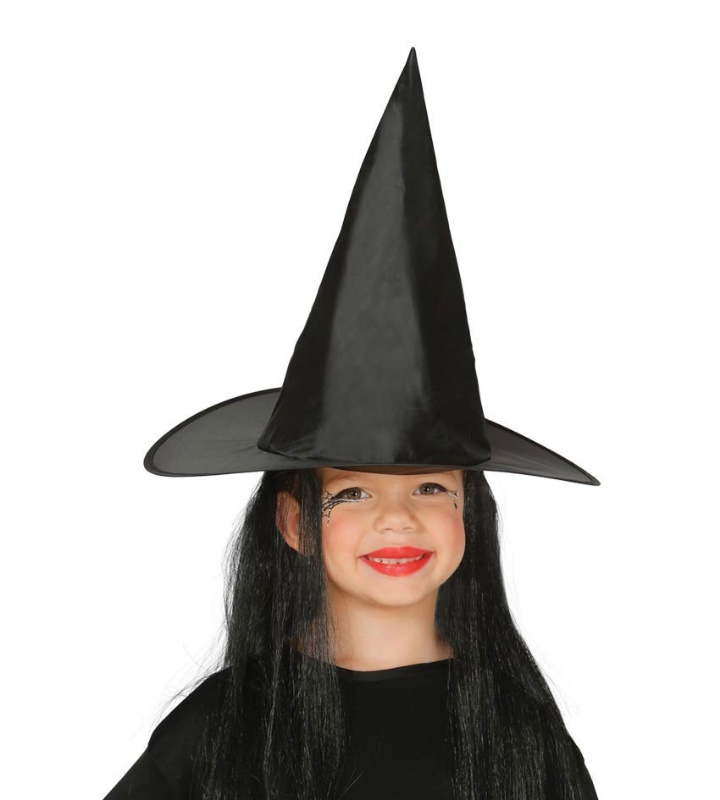 Sombrero Bruja Con Pelo infantil