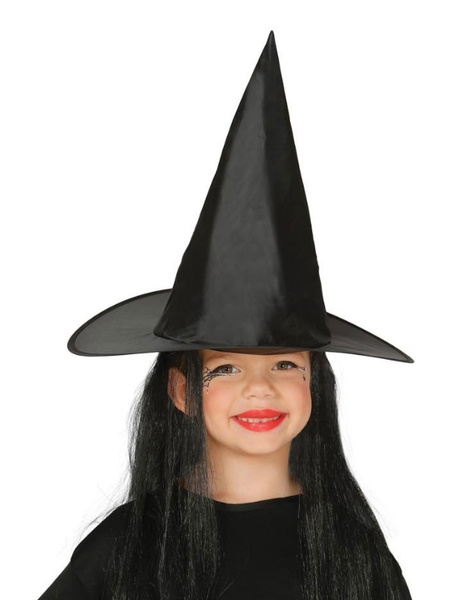 Sombrero Bruja Con Pelo infantil