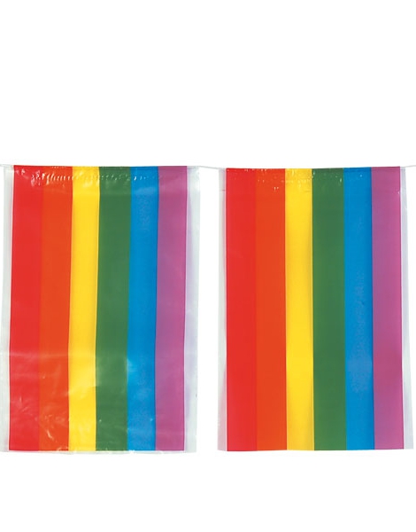 Bandera Plástico Comunidad Gay 50m.