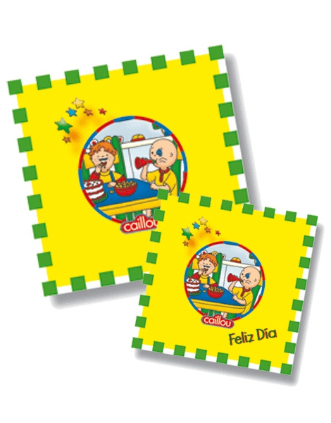 Servilletas Caillou 12 Unidades