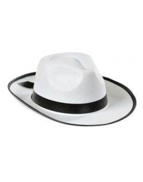 Sombrero Gánster Blanco O Negro
