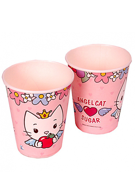 Vasos Angel Cat 8 Unid.