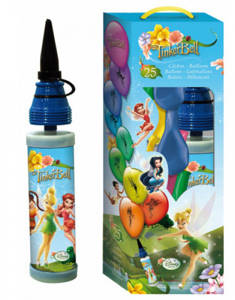 Caja 25 Globos Metalizados Fairies Con I