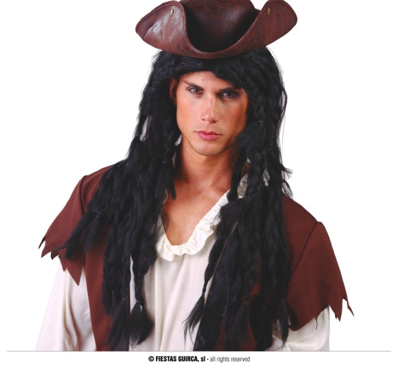Peruca morena Rasta