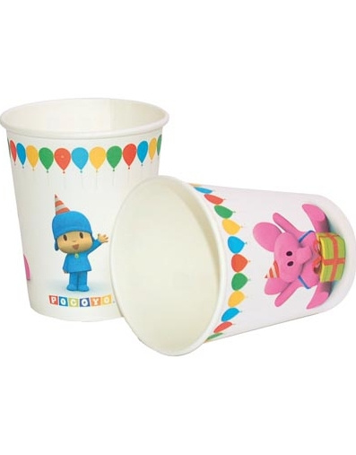 Vasos Pocoyo Paq. 8 Unid.Desechable