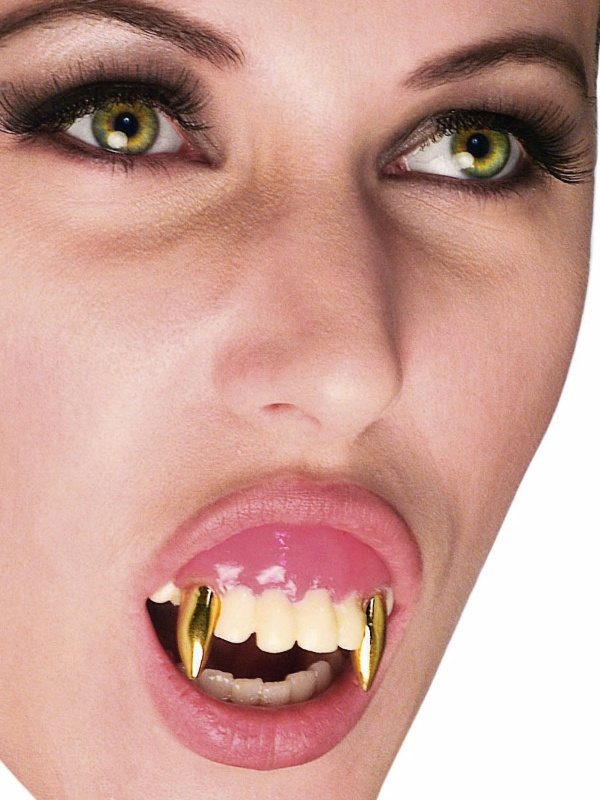 Dientes Vampiro Oro