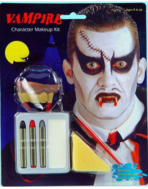 Set Maquillaje Demonio Con Accesorios