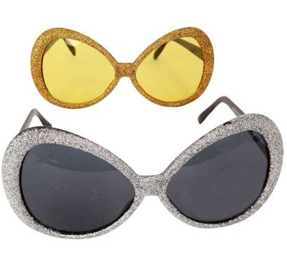 Gafas CumpleaÑos Fashion Purpurina
