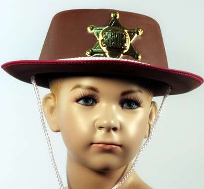 Sombrero Vaquero Infantil MarrÓn