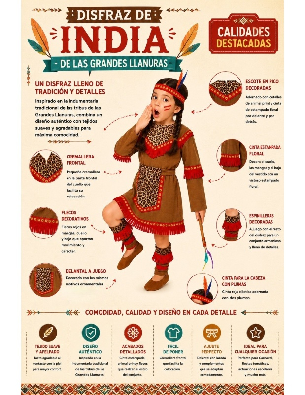 Fato de luxo indiano para menina
