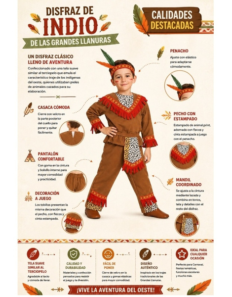 Fato de luxo para criança indiana
