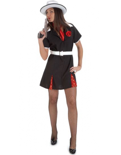 Disfraz Gánster  mujer oferta