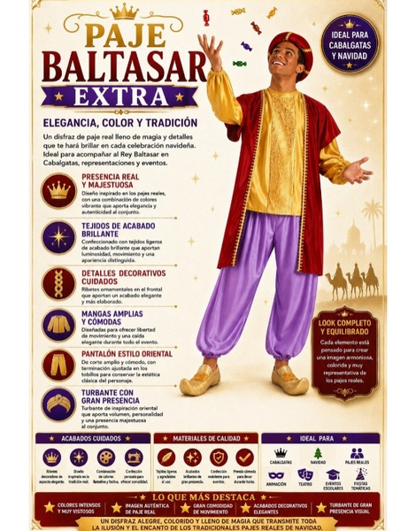 Fato de Paje Baltasar