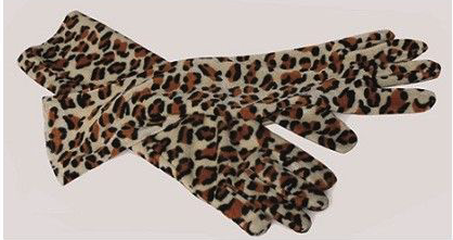 Guantes Largos Leopardo 40 Cms.oferta