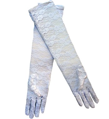 Guantes Puntilla Negro O Blanco