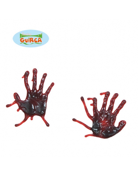 Bolsa 2 Manos De Sangre Decoracion Crist