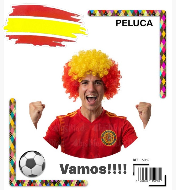 Peluca rizos España