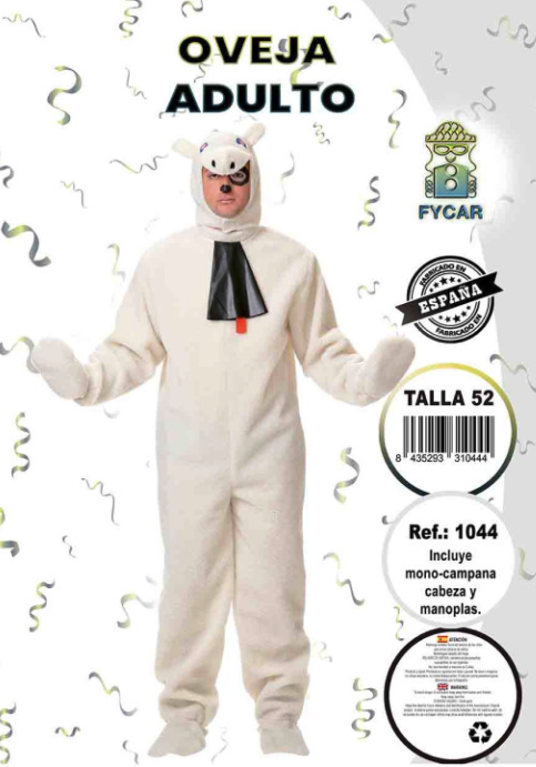 Fato de ovelha adulta