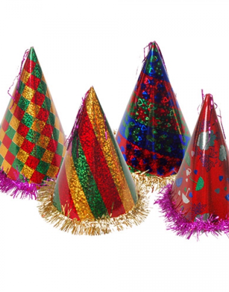 Sombrero Cono HologrÁfico 24 Cm