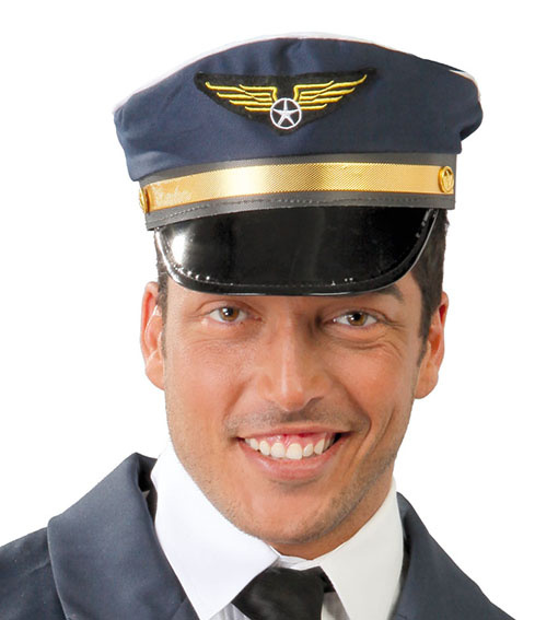 Gorra Piloto Aviador azul