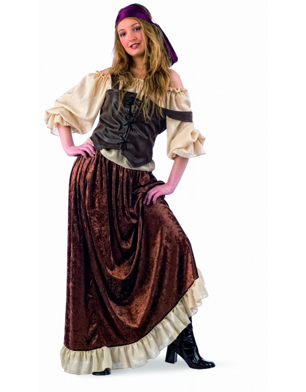 Disfraz Pirata Mesonera Chica Adulta