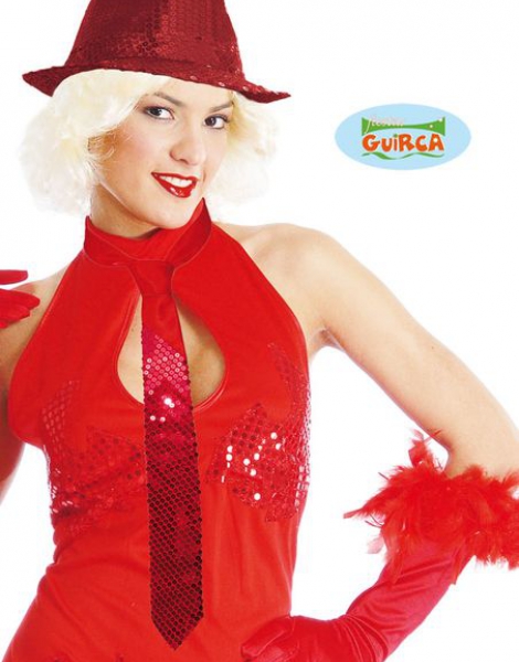 Corbata Lentejuelas Roja oferta