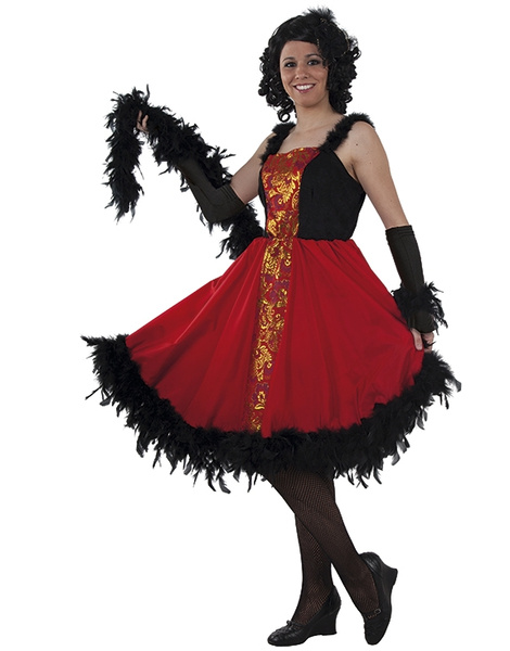 Disfraz chica Can Can