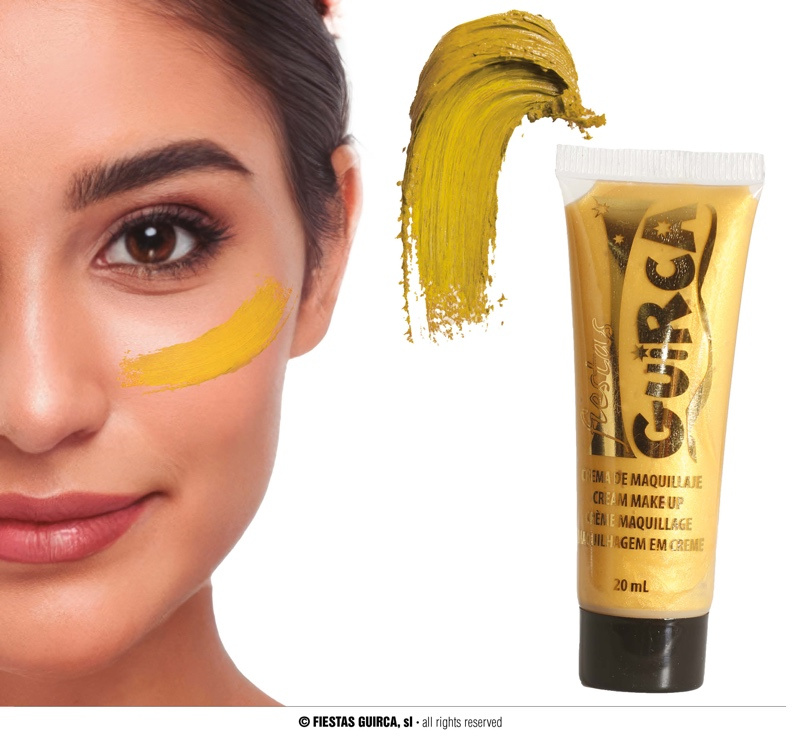 Blister Maquillaje crema Oro  20 ml.