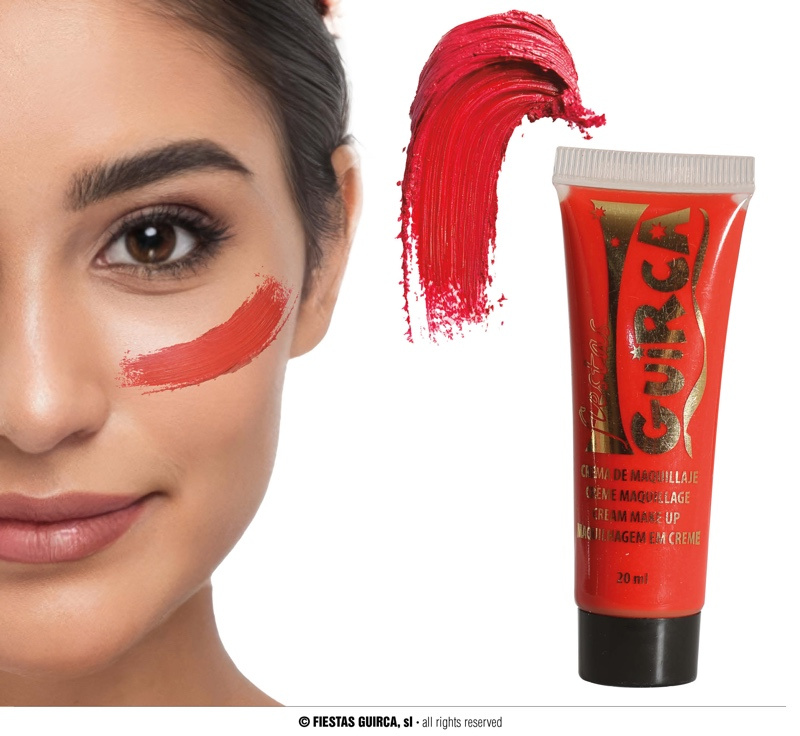 Blister maquillaje crema Rojo 20 ml.