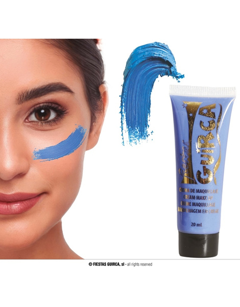 Blister maquillaje crema Azul 20 ml.