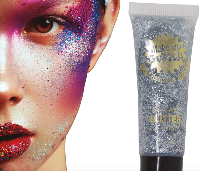 Blister Glitter Gel Prata