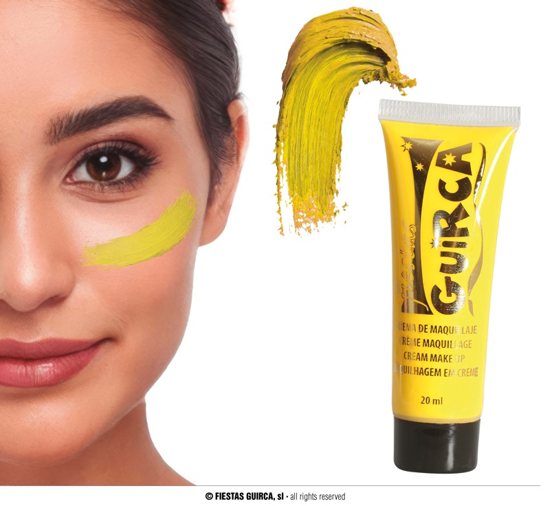 Blister Maquillaje tubo amarillo 20 ml.