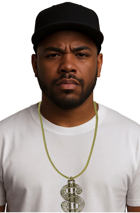 Colgante Dollar Dorado Pequeño