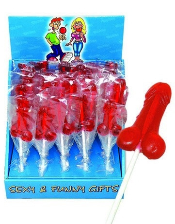 PIRULETA DE GOMINOLA EN FORMA DE PENE- F