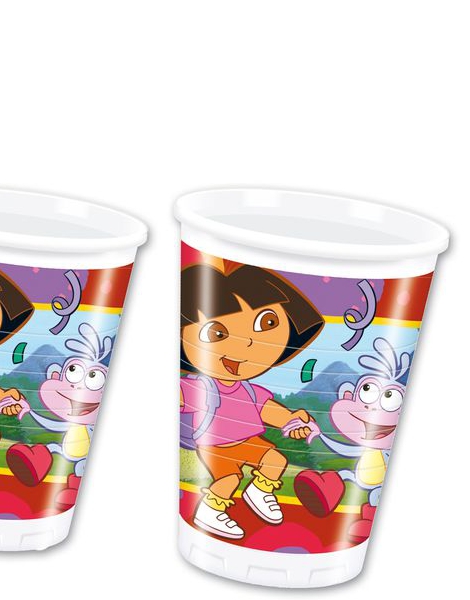 Paquete De Vasos Dora Exploradora