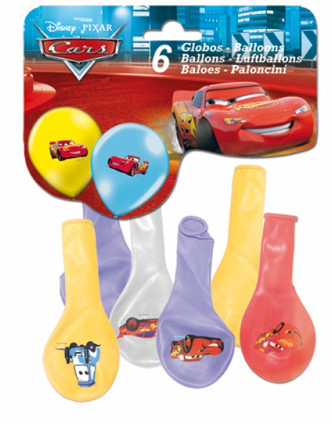 Bolsa 6 Globos Cars