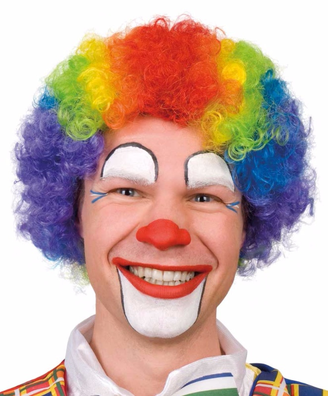 Peluca Payaso multicolor