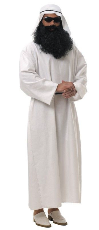 Traje árabe adulto