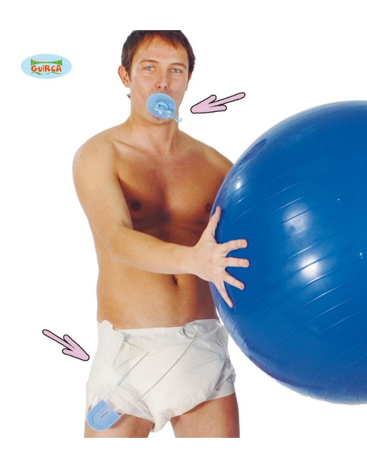 Conjunto Baby Chupe+pañal+imperdible