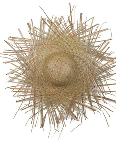 Sobrero de Paja Hawái con Flecos - ibreanía Sobrero de Paja Hawái con Flecos - ibreanía