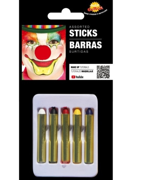 Blister 5 Barritas Maquillaje 5x19 gr.