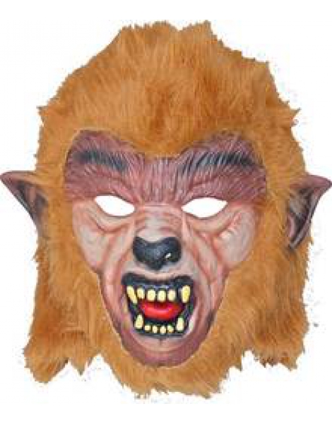MÁscara LÁtex Hombre Lobo Pelo