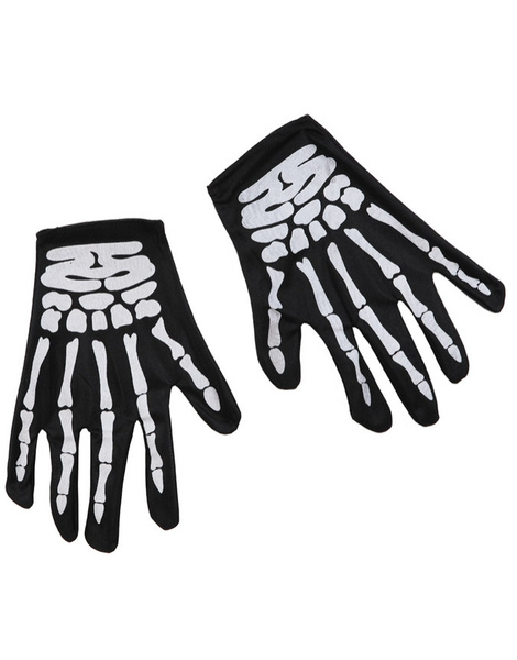 Guantes Esqueleto Estampado Adulto