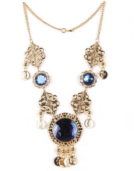 Collar Marquesa Rojo Azul