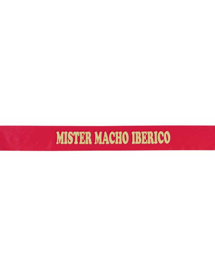 Banda Mister Macho Ibérico Adulto